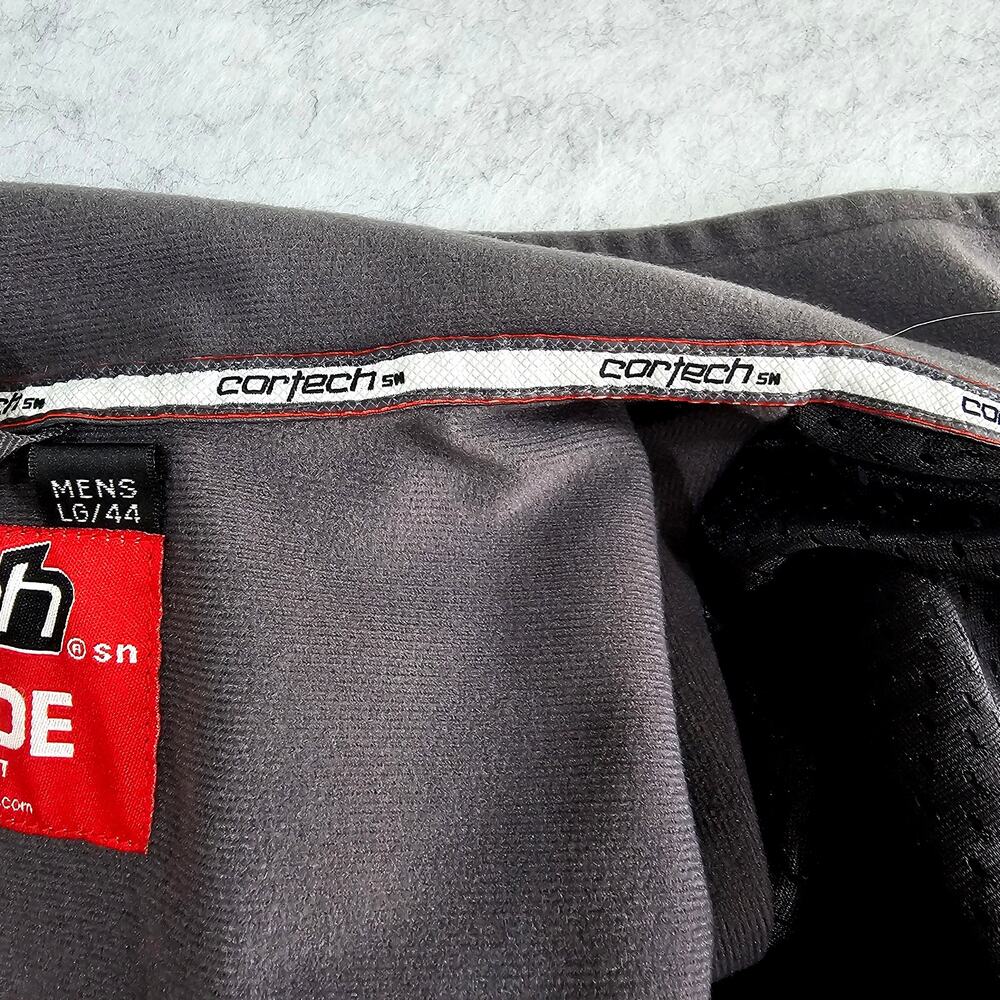 Cortech Cascade Soft Shell Jacket Men’s Riding Jacket Full Zip Gray Sz L 44 - Picture 11 of 13